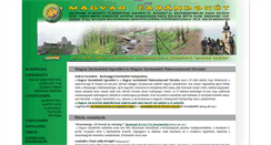 Desktop Screenshot of magyarzarandok.hu